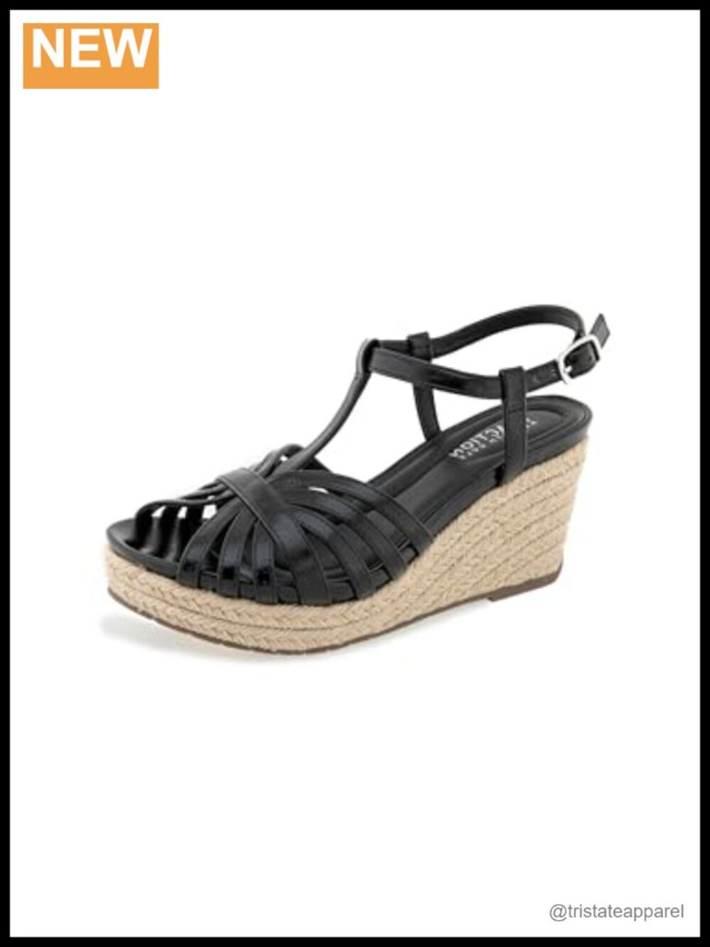 Wedge Sandal Multi-Strap Open Toe Ankle Strap Casual Dressy